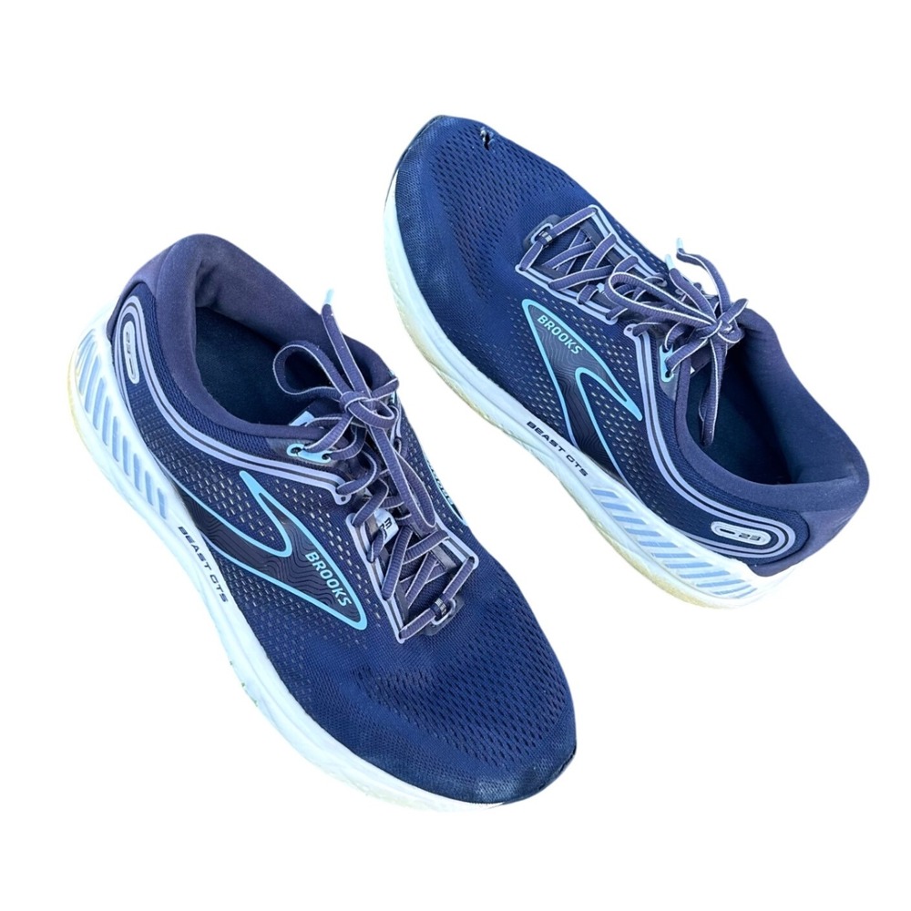 Brooks Beast GTS 23 Men's Supportive Running Shoes Size 9.5 Blue Athletic Shoes